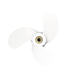 CAPTAIN Outboard Propeller fit Yamaha 2.5HP, 9 Spline Tooth Board Prop, OEM RH Aluminum Propellers for Yamaha F2.5, 3 (Malta), F2 Engines