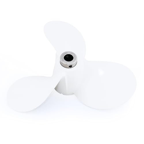 CAPTAIN Aluminum Outboard Propeller fit Yamaha 40 Engines, Pin Drive PropellerS, RH