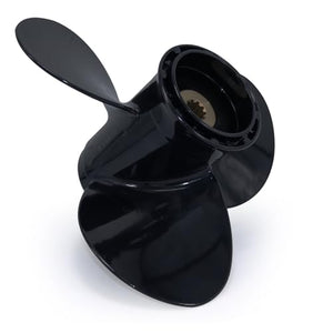 CAPTAIN Premium Aluminum Outboard Propeller - Compatible with Suzuki 8-20HP Engines - 10 Spline Tooth - OEM Grade - 9 1/4x9 - RH Rotation - Part No. 58100-90L50-019