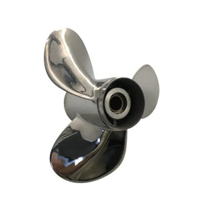 Captain Propeller 10 3/8X13 Fit Mercury Outboard Engine 25hp 30hp 35hp 40hp 45hp 48hp 50hp 55hp 60hp 70hp 75hp 13 Tooth Spline Steel Stainless