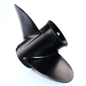 CAPTAIN Boat Propeller fit Johnson Evinrude 40-140 HP Engines, 13 Spline Tooth Outboard Prop, RH, Aluminum, OEM Propellers for 50 60 E-TEC 65 70 75 85 88 90 100 110 112 115 120 125 135 HP