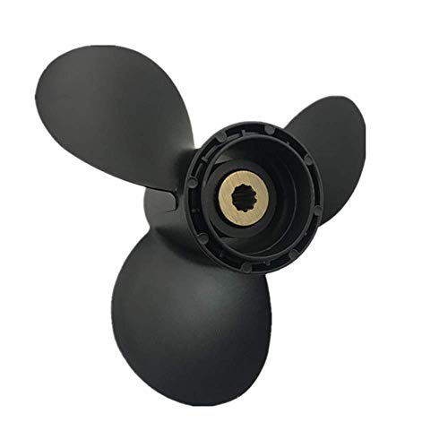 CAPTAIN Aluminum Outboard Propeller Fit Suzuki Engines 25-30HP 10 Tooth Spline RH (10 1/4x14)