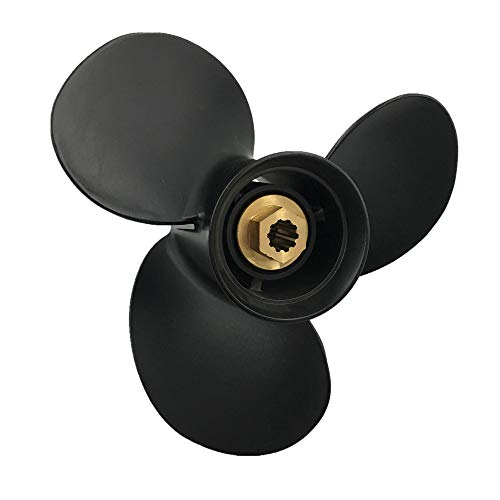 CAPTAIN Propeller 10 1/4x14 Fit Mercury Outboard Engine 9.9hp 15hp 18hp 20hp 25hp SeaPro/Marathon 10 Tooth Spline 48-816706A40