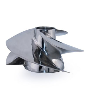 CAPTAIN Jet Ski Impeller with Wrench and Seal, Replace for Solas SXX-CD-13/18, fit Sea-Doo Personal Watercraft (PWC) RXP-X 300 / RXT-X 300 / GTX Limited 300 / Wake PRO 230hp