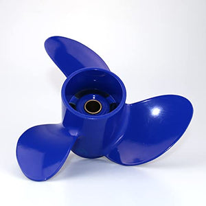 CAPTAIN Reflex Blue Propeller Replace for Mercury TOHATSU 4-6 HP Outboard, Boat Prop fit MFS 4 5 6C, M4C M5B 6 HP Outboard, Aluminum OEM Propellers