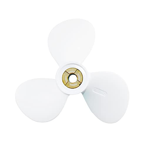 CAPTAIN Boat Propeller fit Yamaha 5-8 HP, Pin Drive Outboard Prop, RH, Aluminum, OEM Propellers for Yamaha F6, F8, F9.9, 5, 6, 8 HP Engines