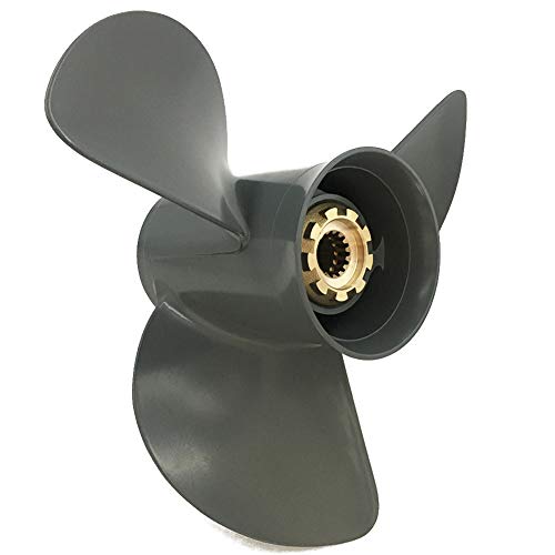 CAPTAIN Propeller Fit Honda Outboard Engines 60-140HP Aluminum 15 Tooth Spline RH