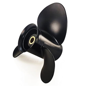 CAPTAIN Outboard Propeller fit MERCURY TOHATSU 9.9-20 HP, 14 Spline Tooth Board Prop,OEM RH Aluminum Propellers for 9.9HP 12HP 15HP 18HP 20HP,MFS,MSFMFS, 9.9 HP Bigfoot