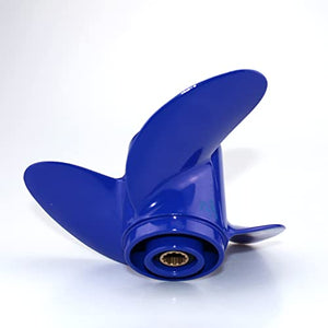 CAPTAIN Reflex Blue Propeller Replace for Mercury TOHATSU 4-6 HP Outboard, Boat Prop fit MFS 4 5 6C, M4C M5B 6 HP Outboard, Aluminum OEM Propellers