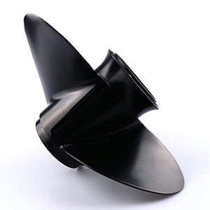 CAPTAIN Outboard Propeller fit Johnson,Evinrude,BRP,E-Tec 15-35 HP Engines, 14 Spline Tooth Board Prop, OEM RH Aluminum Propellers for 15 20 25 30 35 HP Outboard