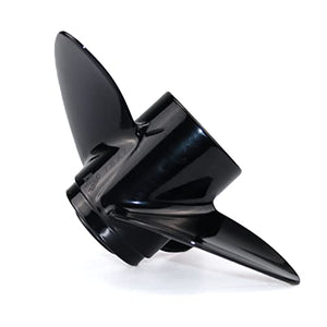 CAPTAIN Outboard Propeller fit Mercury TOHATSU 4-6HP, 12 Spline Tooth Board Prop, OEM RH Aluminum Propellers for MFS4 MFS5 LPG MFS5 MFS6 4 Stroke, M4C M5B 2 Stroke Engines