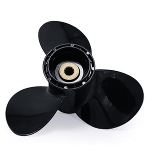 CAPTAIN Outboard Propeller fit Suzuki DF8A DF9.9A DF9.9B DF9.9 DT9.9 DF15A DF15 DT15C DT15 DF20A DT20- OEM Grade - 3 Blades - 10 Spline Tooth Aluminum Boat Prop - 9 1/4x10