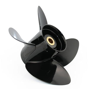 CAPTAIN 14.25 x 19 Pitch 4 Blades Propeller Replace for Volvo Penta Aquamatic SX Drive 3.0L-8.2L (1994 - Present) 19 Spline Tooth, fit OEM 3587522 Aluminum Prop