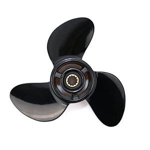 CAPTAIN Outboard Propeller fit Mercury TOHATSU 4-6HP, 12 Spline Tooth Board Prop, OEM RH Aluminum Propellers for MFS4 MFS5 LPG MFS5 MFS6 4 Stroke, M4C M5B 2 Stroke Engines