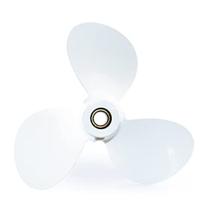 CAPTAIN Boat Propeller fit Yamaha 5-8 HP, Pin Drive Outboard Prop, RH, Aluminum, OEM Propellers for Yamaha F6, F8, F9.9, 5, 6, 8 HP Engines