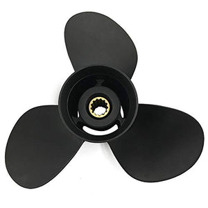 Captain Outboard Propeller Fit Tohatsu Engines 35 40 50HP 13 Tooth Spline Aluminum RH