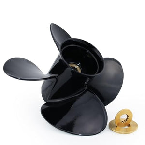 CAPTAIN Boat Propeller fit Johnson Evinrude 40-140 HP Engines, 13 Spline Tooth Outboard Prop, RH, Aluminum, OEM Propellers for 50 60 E-TEC 65 70 75 85 88 90 100 110 112 115 120 125 135 HP