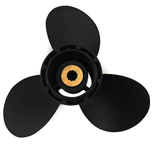 Captain Propeller 9 1/4x9 Fit Suzuki Outboard Engine 8hp 9.9hp 15hp 20hp DF8A DF9.9A DF9.9B DF9.9 DT9.9 DF15A DF15 DT15C DT15 DF20A DT20 10 Tooth Spline 58100-94J00-019