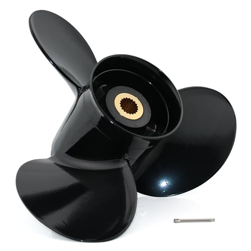 CAPTAIN 14.5 x 19 Pitch Propeller Replace for Volvo Penta Aquamatic SX Drive 3.0L-8.2L (1994 - Present) 19 Spline Tooth, fit OEM 3817468 Aluminum Prop