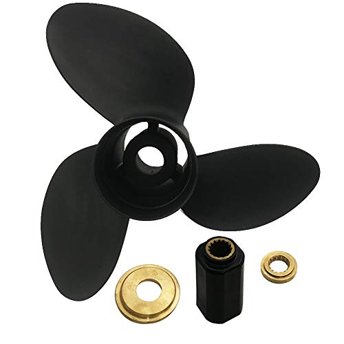 CAPTAIN Aluminum Outboard Propeller Fit Tohatsu Engines 115-250HP 15 Tooth Spline RH