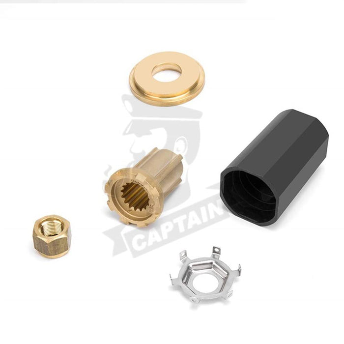 CAPTAIN Hardware Hub Kits Fit Mercury 60-125 HP Outboard Thrust Washer/Spacer/Washer/Nut/Cotter Pin Boat Parts&Accessories