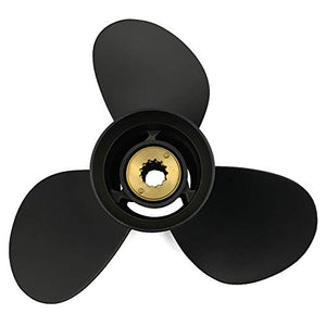 CAPTAIN Propeller 11 1/8x13 Fit Mercury Outboard Engine 25hp 30hp Sea Pro-Marathon 35hp 40hp 45hp 48hp Mariner 50hp 55hp Mercury Sea Pro-Marathon 60hp 70hp 13 Tooth Spline 48-855858A5