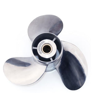 CAPTAIN Boat Propeller fit Yamaha 115p 60 75 90 100 115 130 HP Outboard Engines, Stainless Steel 15 Spline Tooth Prop, RH, OEM