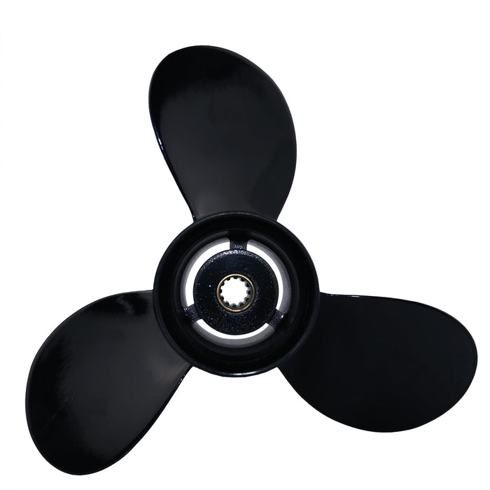 CAPTAIN12 Spline Tooth Aluminum Outboard Propeller fit Mercury Engines 8HP 9.9HP 4 Stroke, 8.9X9.5 Upgrade OEM Prop