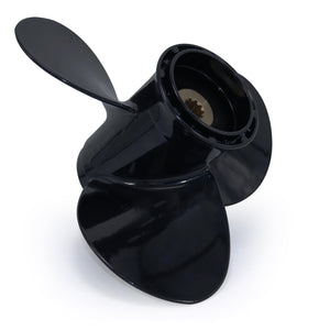 CAPTAIN Outboard Propeller 9 1/4x11 fit Suzuki DF8A DF9.9A DF9.9B DF9.9 DT9.9 DF15A DF15 DT15C DT15 DF20A DT20- OEM Grade - 3 Blades - 10 Spline Tooth Aluminum Boat Prop