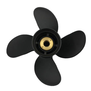 CAPTAIN Propeller 4 Blade 10.3x13 Fit Mercury Outboard Engine 25hp 30hp Sea Pro-Marathon 35hp 40hp 45hp 48hp Mariner 50hp 55hp Mercury Sea Pro-Marathon 60hp 70hp 13 Tooth Spline 48-8M8026625