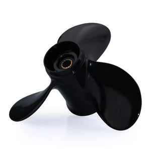 CAPTAIN12 Spline Tooth Aluminum Outboard Propeller fit Mercury Engines 8HP 9.9HP 4 Stroke, 8.9X9.5 Upgrade OEM Prop