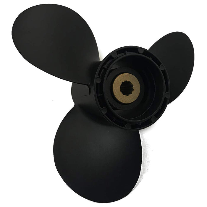 Captain Propeller 9 1/4x11 Fit Suzuki Outboard Engine 8hp 9.9hp 15hp 20hp DF8A DF9.9A DF9.9B DF9.9 DT9.9 DF15A DF15 DT15C DT15 DF20A DT20 10 Tooth Spline 58100-89L40-019