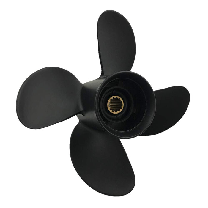 CAPTAIN Propeller 4 Blade 10.3x13 Fit Mercury Outboard Engine 25hp 30hp Sea Pro-Marathon 35hp 40hp 45hp 48hp Mariner 50hp 55hp Mercury Sea Pro-Marathon 60hp 70hp 13 Tooth Spline 48-8M8026625