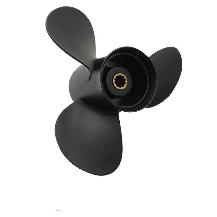 CAPTAIN Propeller 9.7x9 Fit Tohatsu Outboard Engine 25hp 30hp MFS 25/30 NSF25/30 10 Tooth Spline 3R0B64518-0