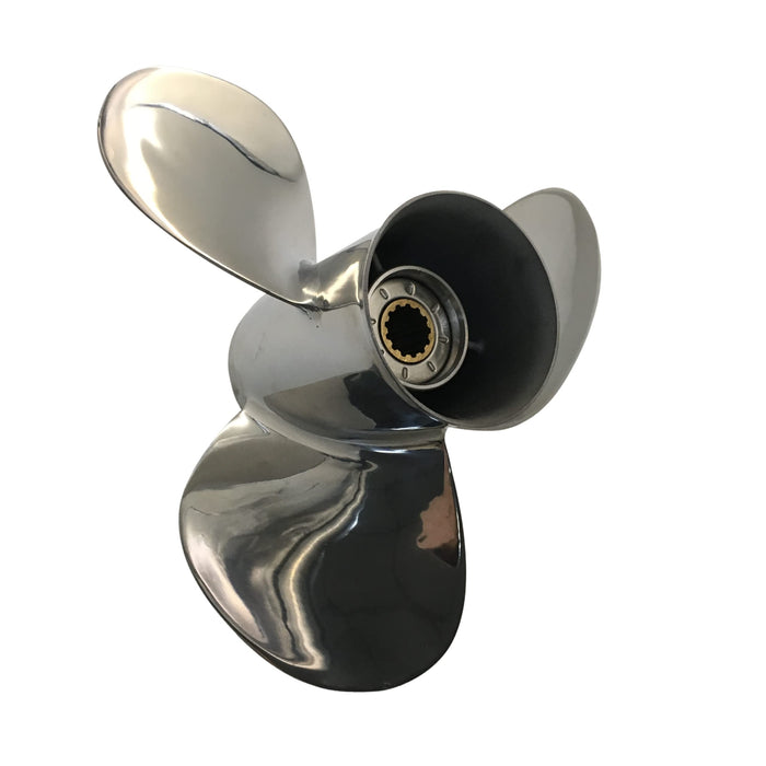 CAPTAIN Propeller 11 5/8X11 Fit Mercury Outboard Engine 25hp 30hp 35hp 40hp 45hp 48hp 50hp 55hp 60hp 70hp 75hp 13 Tooth Spline Steel Stainless