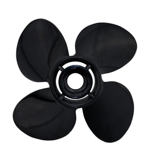 CAPTAIN 4 Blades Boat Propeller 13x17, 15 Spline Tooth Outboard Motor Prop, RH, OEM No.48-8M8026590 fit Mercury Engines 40 50 60 70 75 80 90 100 115 125 140 150 HP Aluminum Parts