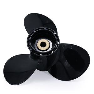 CAPTAIN Outboard Propeller 9 1/4x11 fit Suzuki DF8A DF9.9A DF9.9B DF9.9 DT9.9 DF15A DF15 DT15C DT15 DF20A DT20- OEM Grade - 3 Blades - 10 Spline Tooth Aluminum Boat Prop