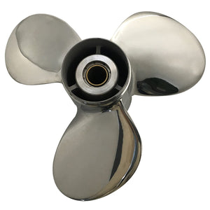 CAPTAIN Propeller 12x13 Fit Mercury Outboard Engine 25hp 30hp 35hp 40hp 45hp 48hp 50hp 55hp 60hp 70hp 75hp 13 Tooth Spline Steel Stainless