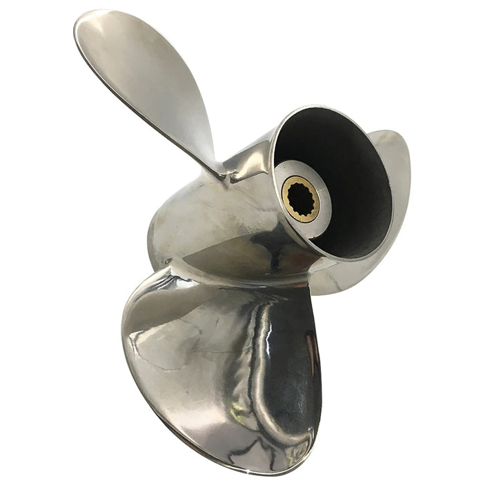 Captain Propeller 9.25x9 Fit Mercury Outboard Engine 9.9ct 9.9hp 15hp 20hp 14 Tooth Spline 48-897750A11 Steel Stainless