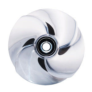 CAPTAIN Jet Ski Impeller Replace for Solas SX4-CD-13/16, 4 Blade Impeller with Wrench and Seal fit Sea-Doo Personal Watercraft RXP-X/RXT-X/GTX Limited 300, GTR/GTX/RXT/GTR-X/Wake PRO 230