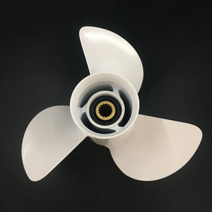Captain Propeller 13 7/8x17 Fit Yamaha Outboard Engines T50HP 60HP 70HP 75HP 80HP 90HP 100HP 115HP 130HP Aluminum 15 Spline RH