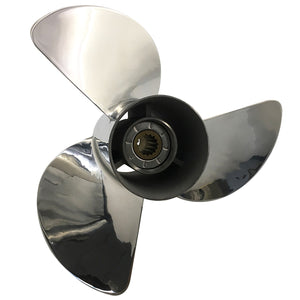 Captain Propeller 14x17 Fit Suzuki Outboard Engines DF80A DF90A DF100 DF115 Stainless Steel 15 Tooth Spline RH 99105-00700-17P
