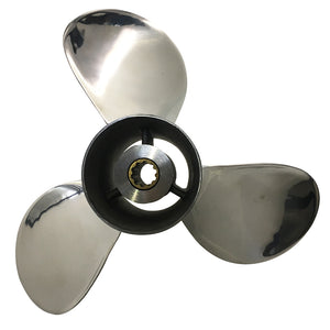 Captain Propeller 9.9x12 Fit Honda Outboard Engine BF25hp BF30hp 10 Tooth Spline RH 58133-ZV7-012AH