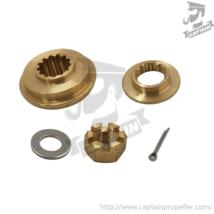 Captain Propeller Hardware Kits Fit Tohatsu Outboard 35HP 40HP 50HP Thrust Washer/Spacer/Washer/Nut/Cotter Pin