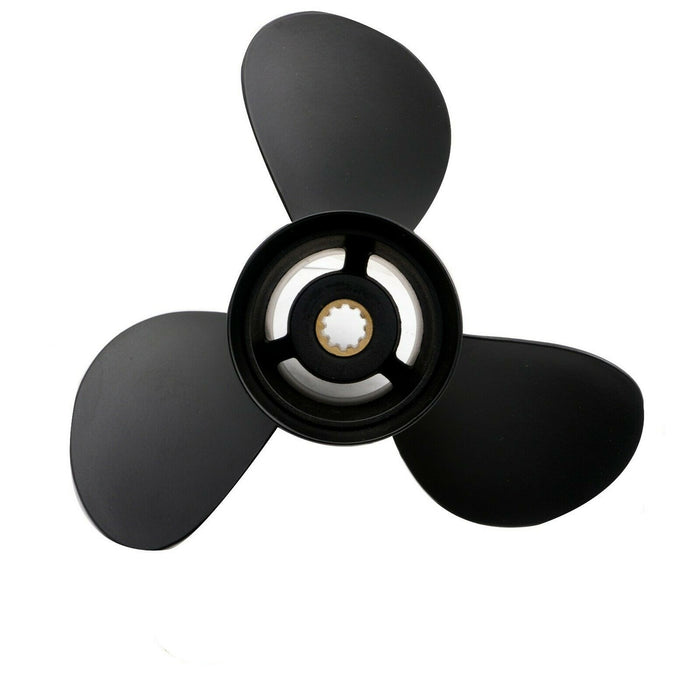 Captain Propeller 9.7x10 Fit Tohatsu Outboard Engines MFS25B MFS30B Aluminum 10 Tooth Spline RH 3R0B645210