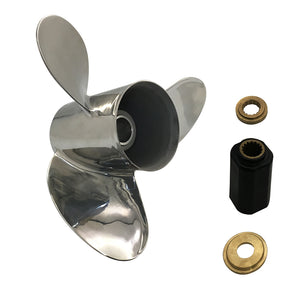 Captain Propeller 15 1/2X17 Fit Mercury Outboard Engines 135HP 175HP 225HP 250HP Stainless Steel 15 Tooth Spline RH 48-18278A46