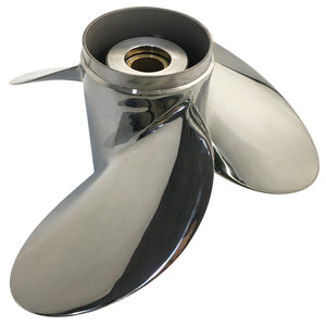 Captain Propeller 13 7/8 x19 Fit Mercury Outboard Engines 70HP 90HP 100HP 115HP 125HP 140HP Stainless Steel 15 Tooth Spline RH